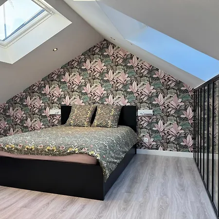 Appartement Duplex 70m2 climatisé avec parking compris à Reims Extérieur photo